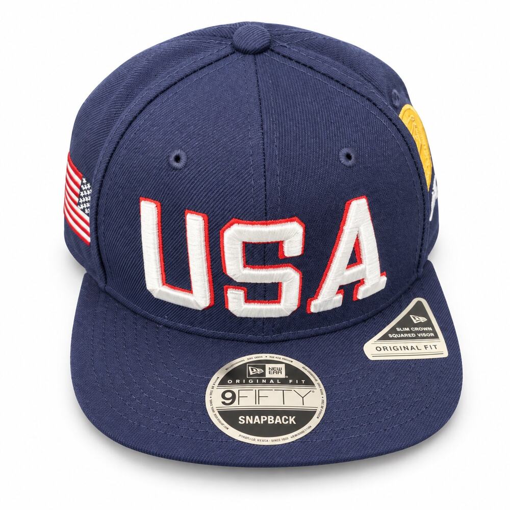 New Era MLB 9Fifty Icon USA Snapback Cap Navy Mens NEW